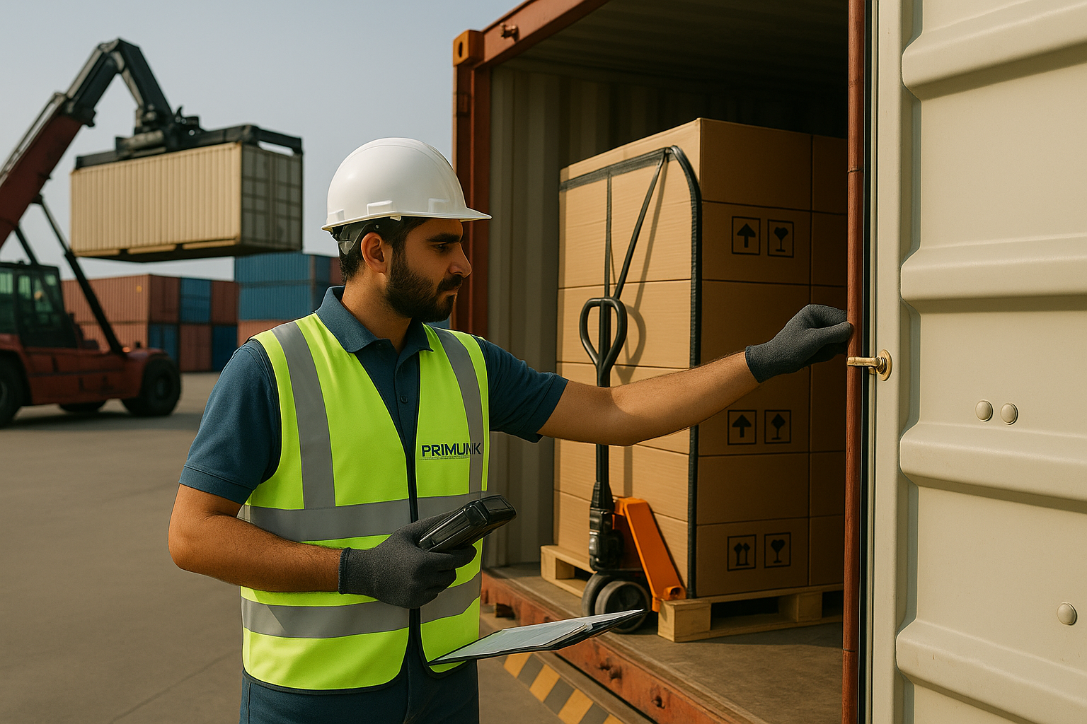 Container loading supervision